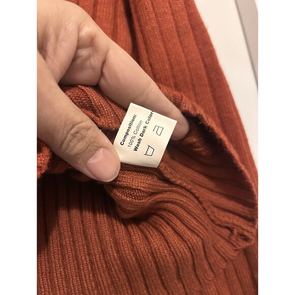 Zaful Sweater Women’s Cropped Mock Neck Ribbed Knit Pullover Stretch One Size - Picture 4 of 5